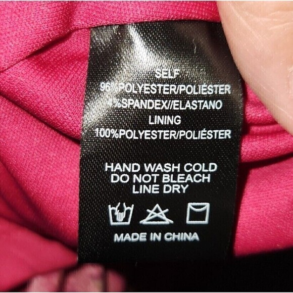 EVEREVE Elena Size Small Flutter Sleeves Pink Ditzy Floral Dress Tiered Hem - Picture 9 of 10